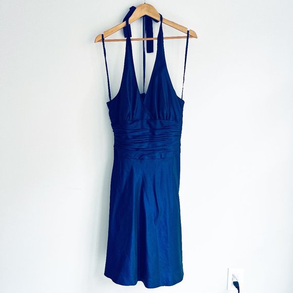 Jones New York Dresses & Skirts - 2/$30 Jones New York Satin Halter Mini Dress 10